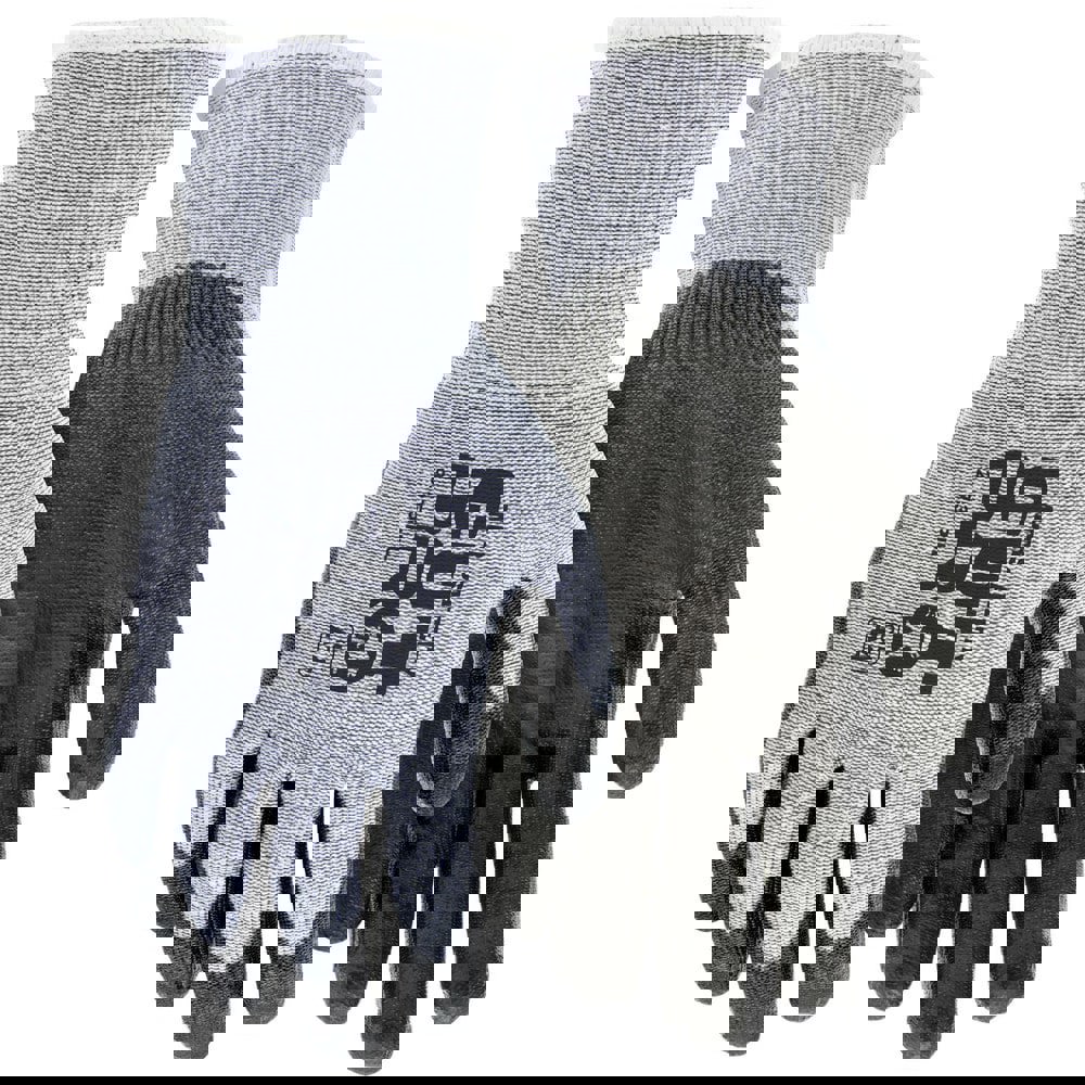 Cut-Resistant Gloves: Size XL, ANSI Cut A4, Polyurethane, HPPE